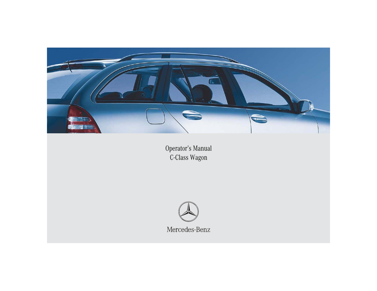 Mercedes-Benz C-CLASS WAGON C 240 User Manual | 482 pages