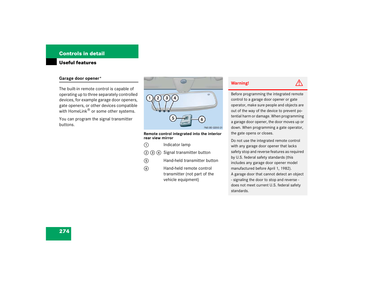 Mercedes-Benz C-CLASS WAGON C 240 User Manual | Page 276 / 482