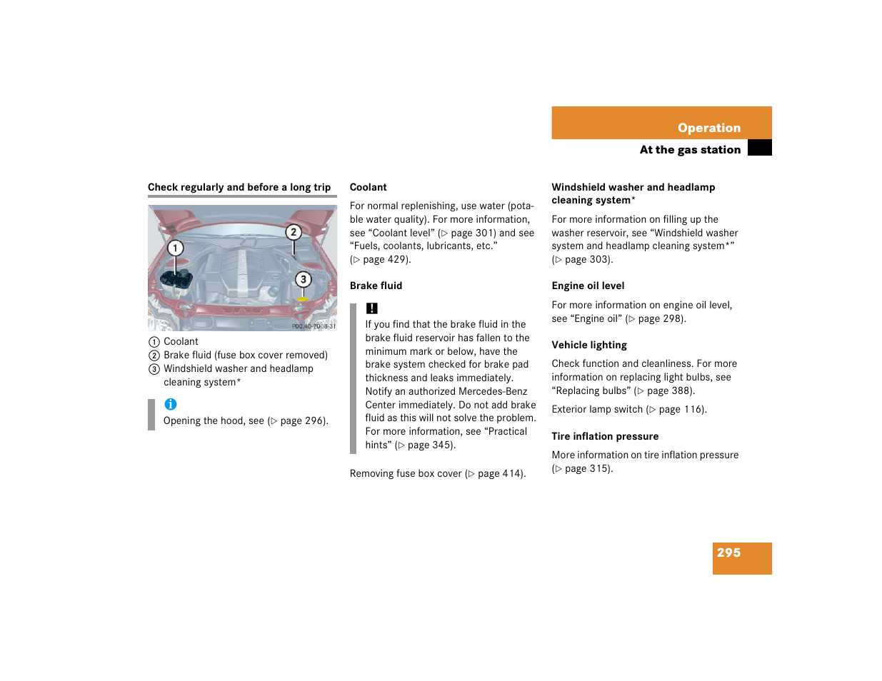 Mercedes-Benz C-CLASS WAGON C 240 User Manual | Page 297 / 482