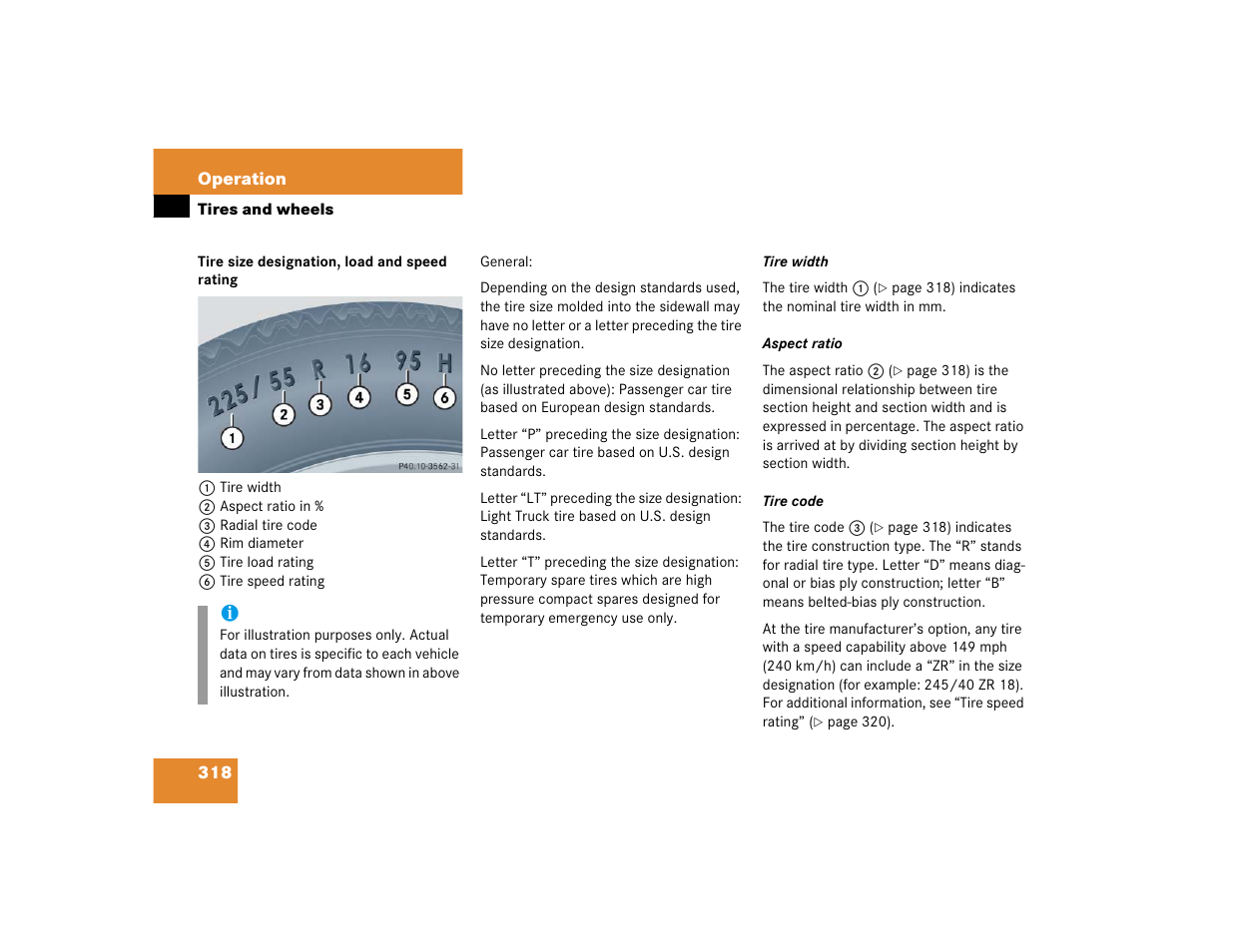 Mercedes-Benz C-CLASS WAGON C 240 User Manual | Page 320 / 482