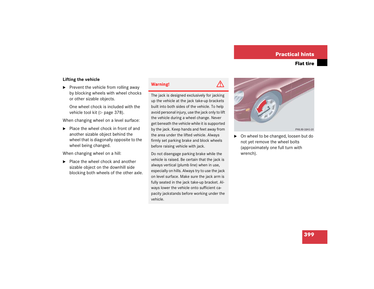 Mercedes-Benz C-CLASS WAGON C 240 User Manual | Page 401 / 482