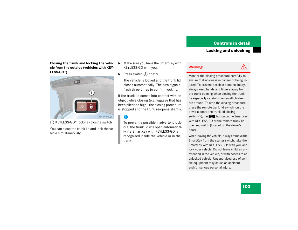 Mercedes-Benz 2004 E 320 User Manual | Page 103 / 442
