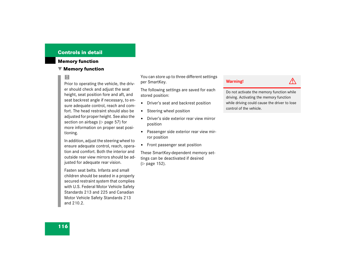 Mercedes-Benz 2004 E 320 User Manual | Page 116 / 442