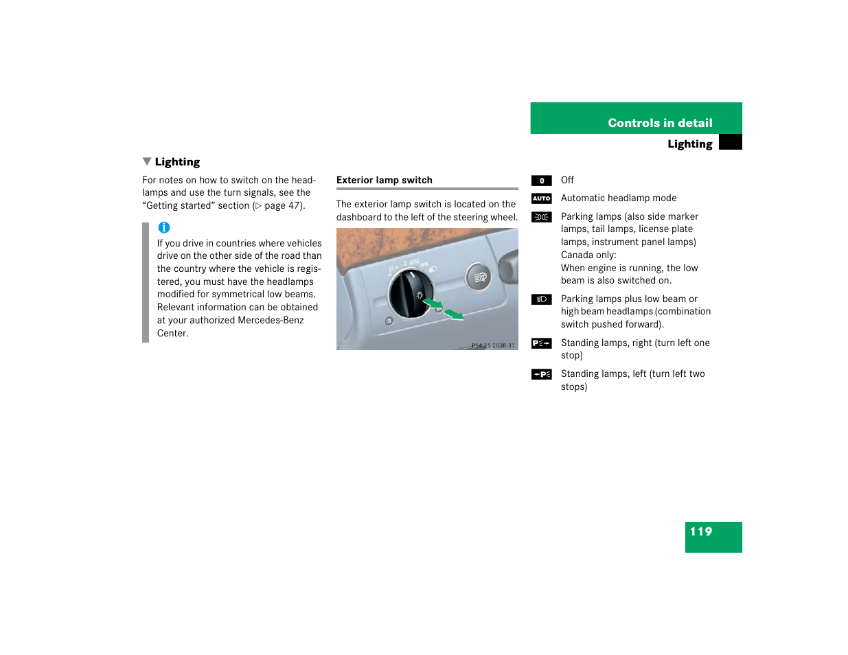Mercedes-Benz 2004 E 320 User Manual | Page 119 / 442