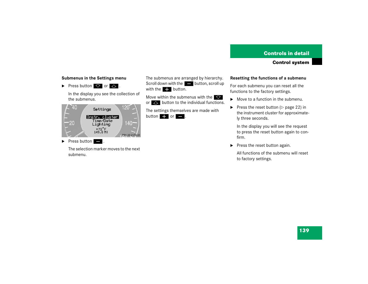 Mercedes-Benz 2004 E 320 User Manual | Page 139 / 442