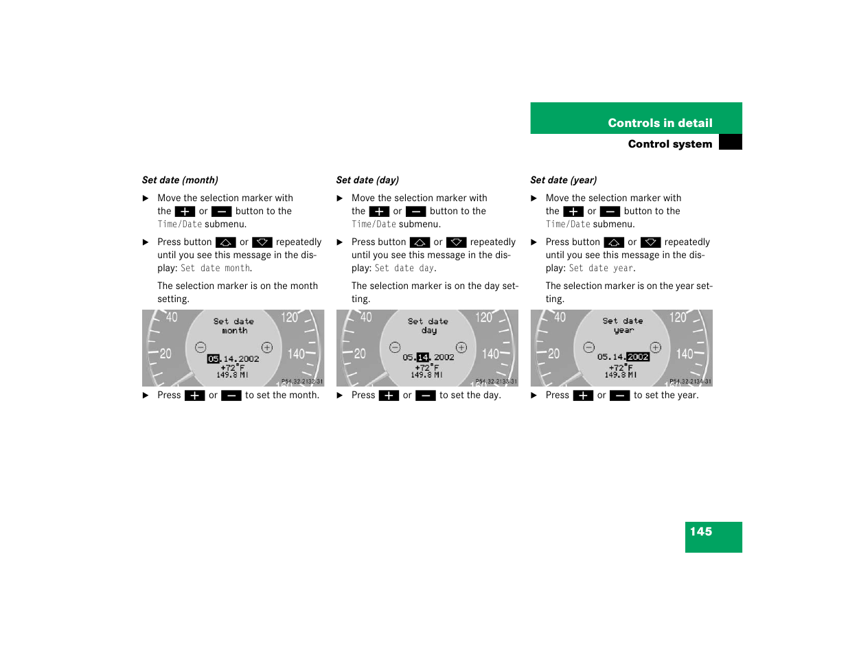 Mercedes-Benz 2004 E 320 User Manual | Page 145 / 442