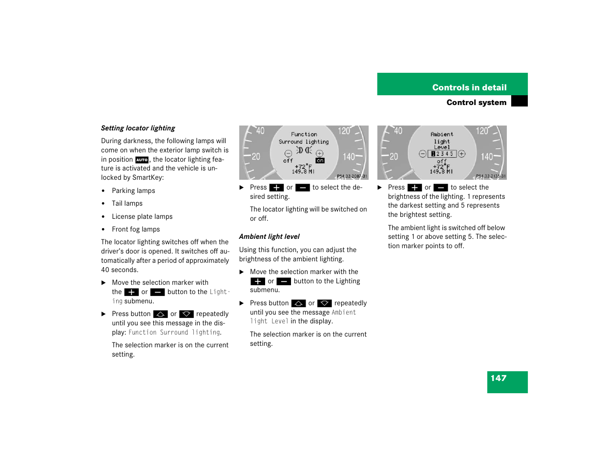 Mercedes-Benz 2004 E 320 User Manual | Page 147 / 442