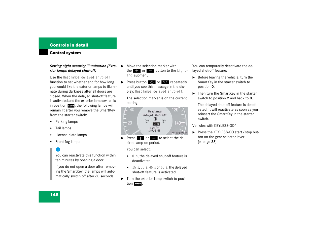 Mercedes-Benz 2004 E 320 User Manual | Page 148 / 442