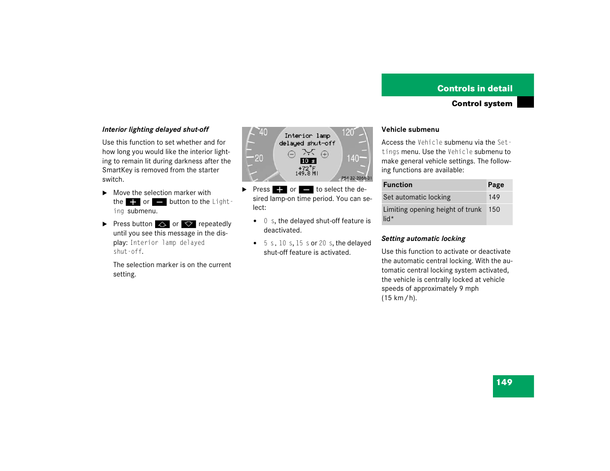 Mercedes-Benz 2004 E 320 User Manual | Page 149 / 442