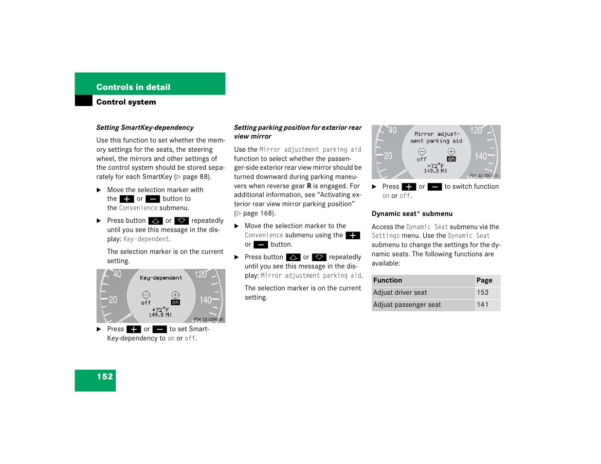 Mercedes-Benz 2004 E 320 User Manual | Page 152 / 442