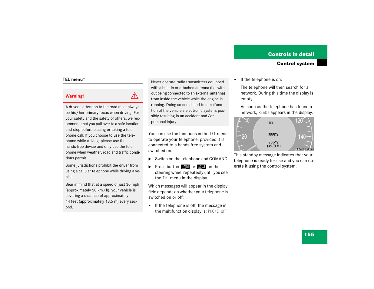 Mercedes-Benz 2004 E 320 User Manual | Page 155 / 442