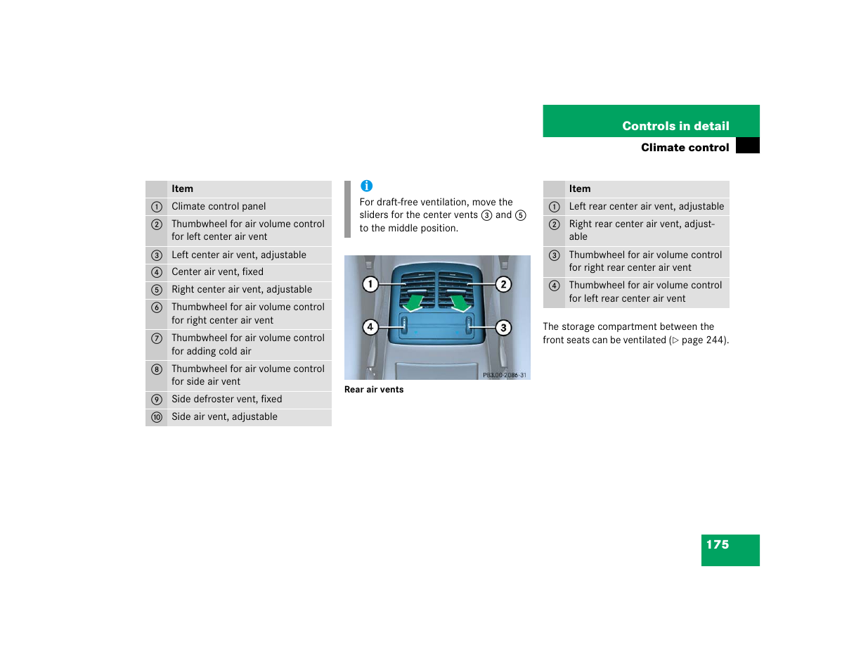 Mercedes-Benz 2004 E 320 User Manual | Page 175 / 442