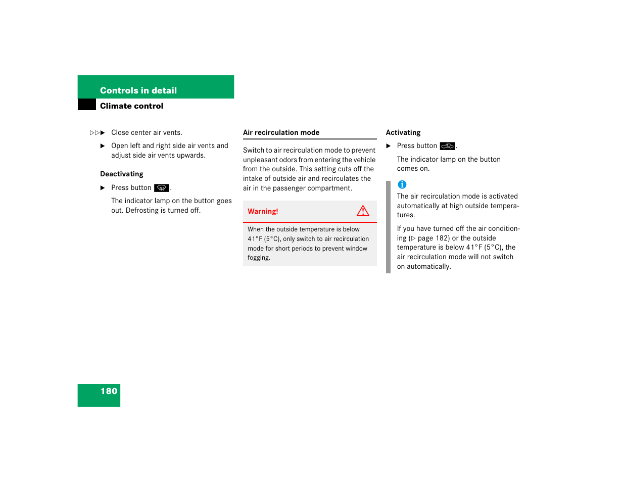 Mercedes-Benz 2004 E 320 User Manual | Page 180 / 442