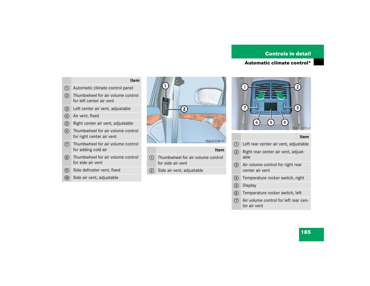 Mercedes-Benz 2004 E 320 User Manual | Page 185 / 442