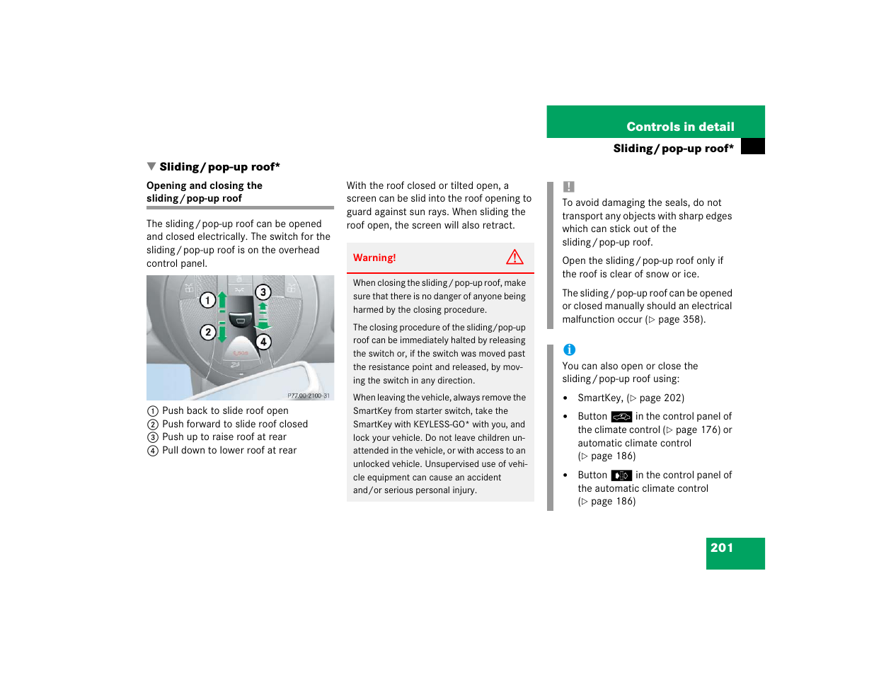Mercedes-Benz 2004 E 320 User Manual | Page 201 / 442