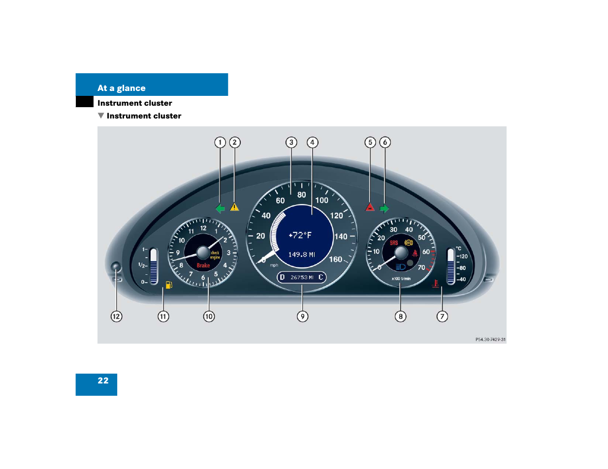Mercedes-Benz 2004 E 320 User Manual | Page 22 / 442