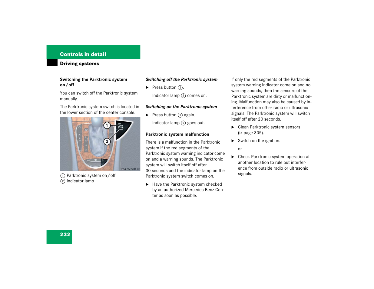 Mercedes-Benz 2004 E 320 User Manual | Page 232 / 442