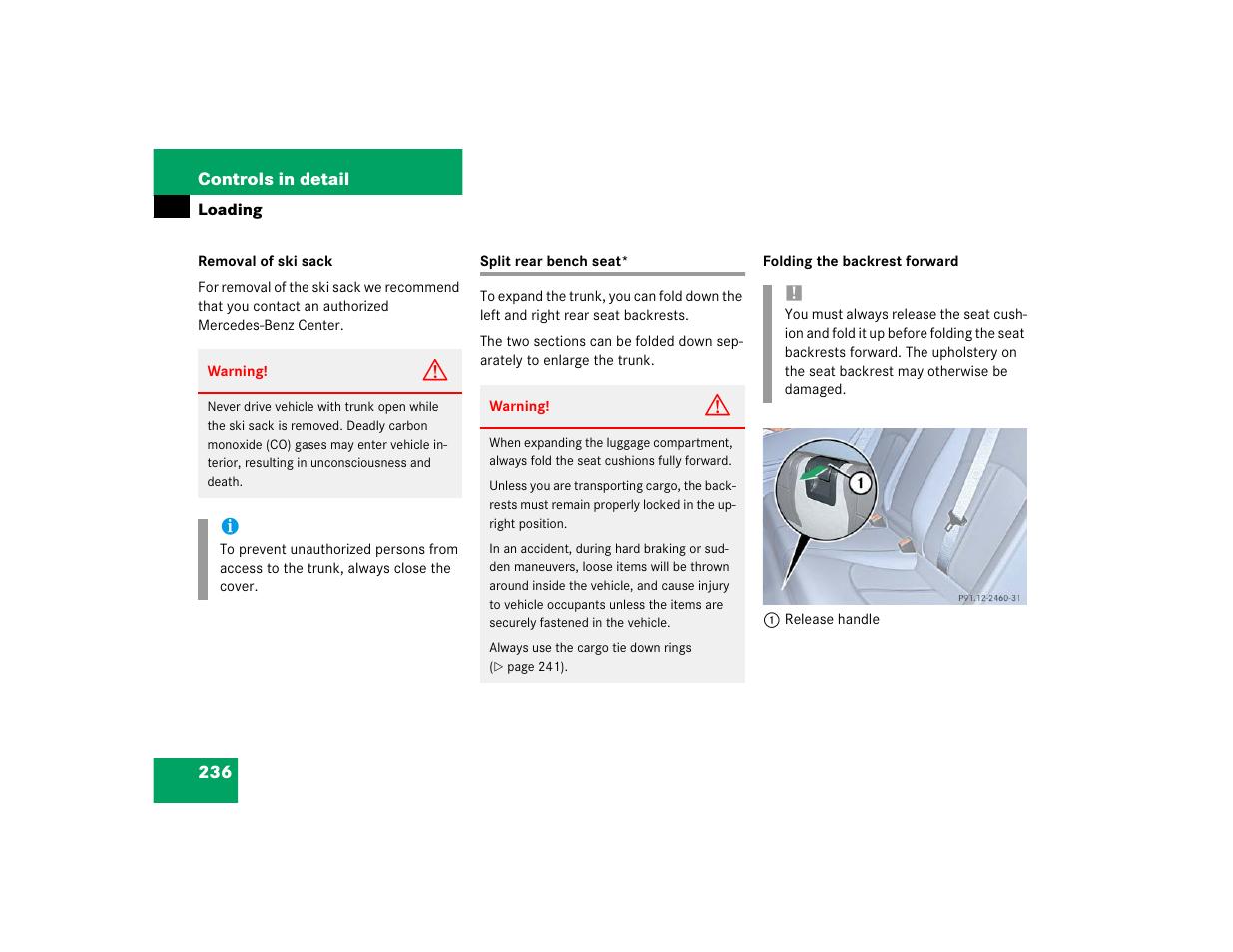 Mercedes-Benz 2004 E 320 User Manual | Page 236 / 442