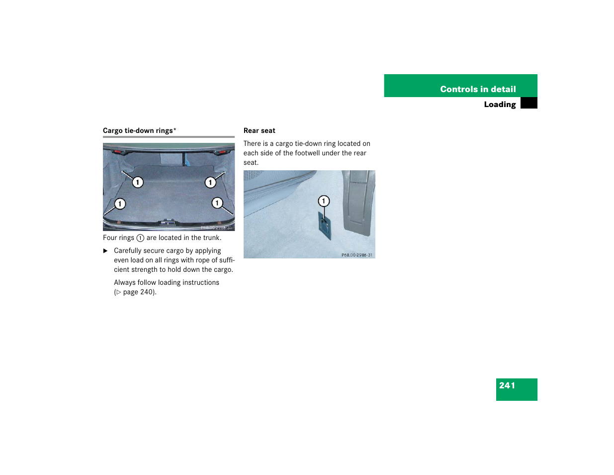 Mercedes-Benz 2004 E 320 User Manual | Page 241 / 442