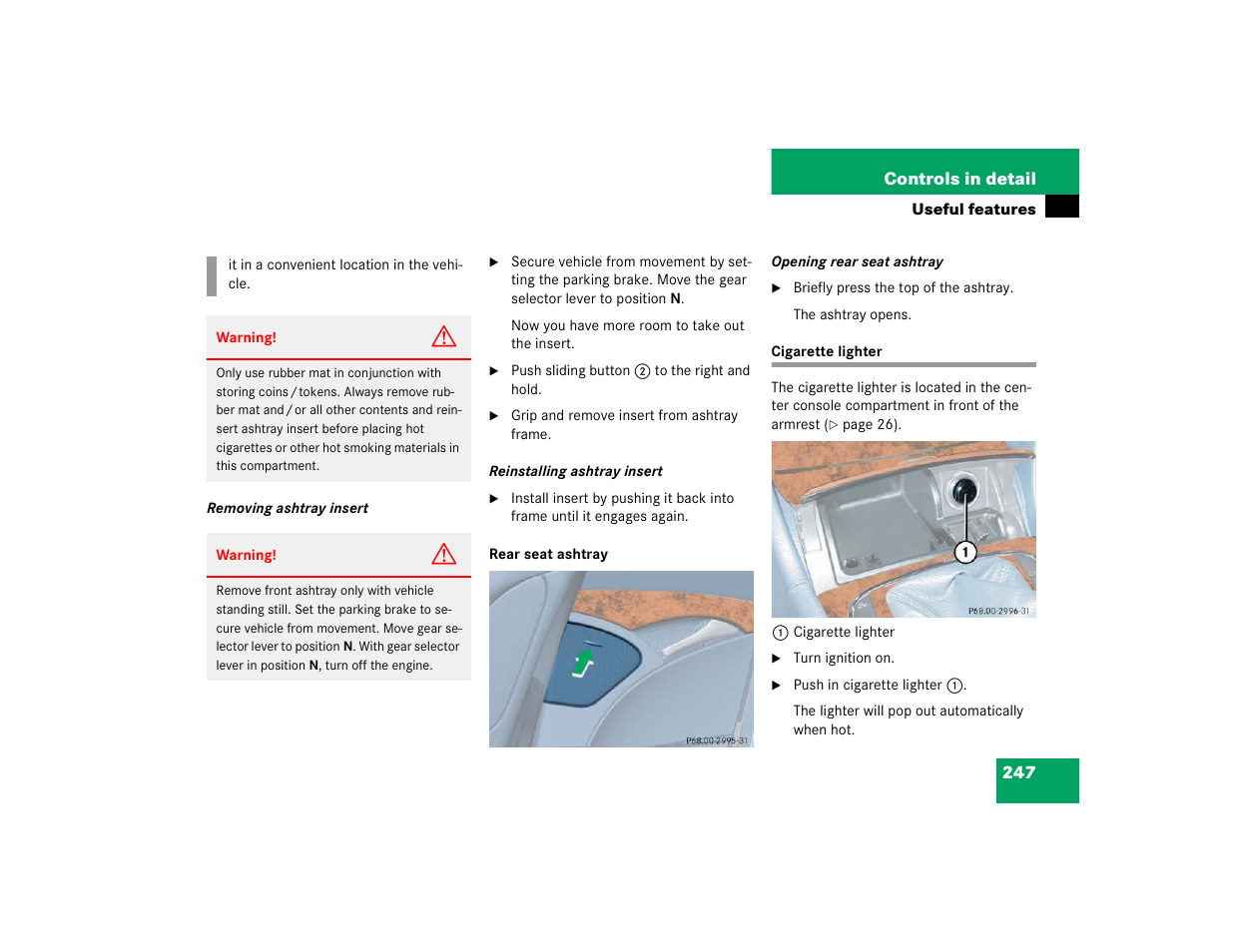 Mercedes-Benz 2004 E 320 User Manual | Page 247 / 442