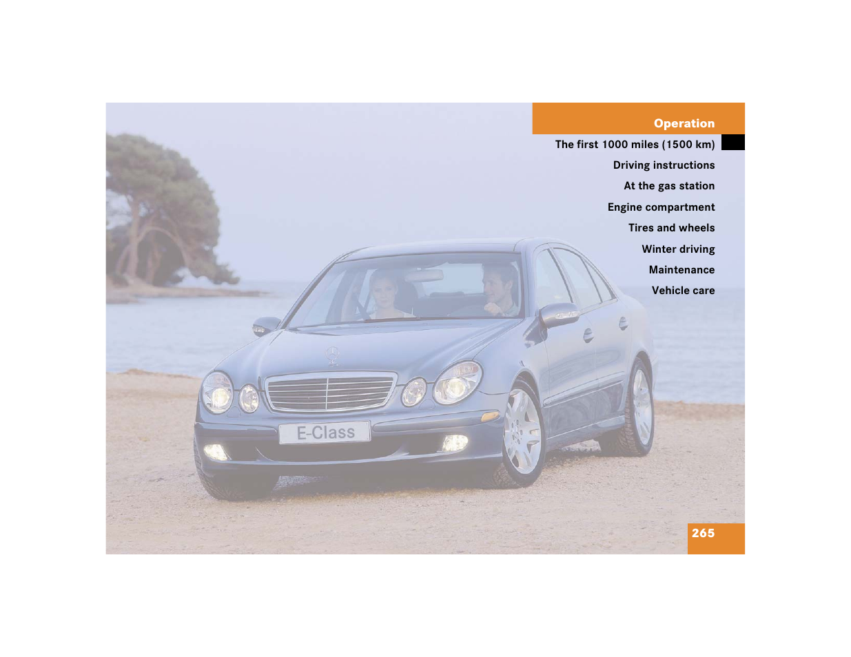 Mercedes-Benz 2004 E 320 User Manual | Page 265 / 442