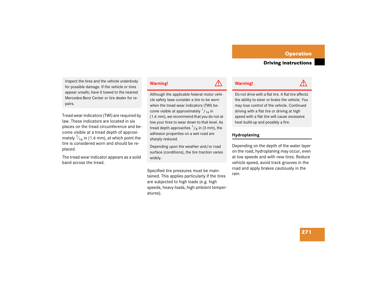 Mercedes-Benz 2004 E 320 User Manual | Page 271 / 442