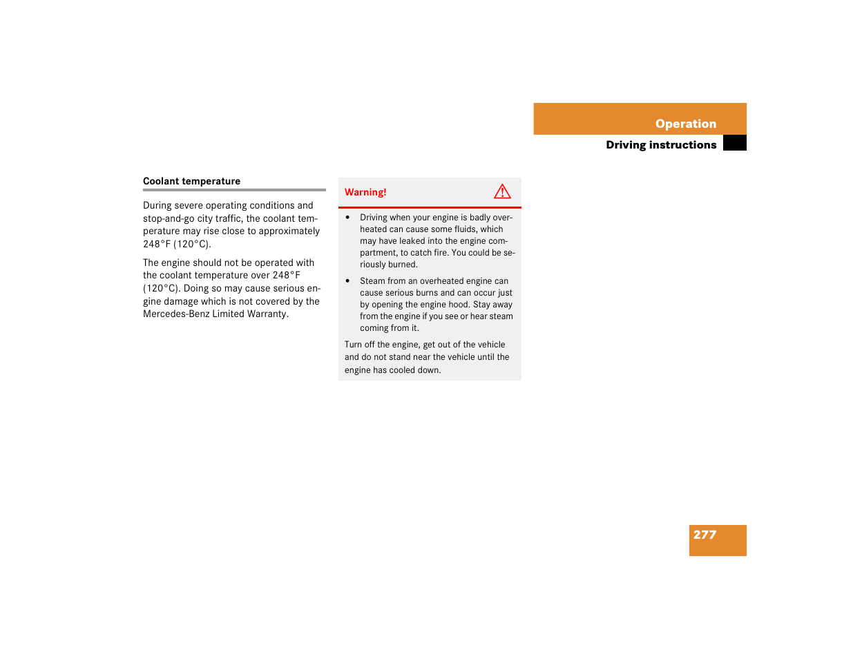 Mercedes-Benz 2004 E 320 User Manual | Page 277 / 442
