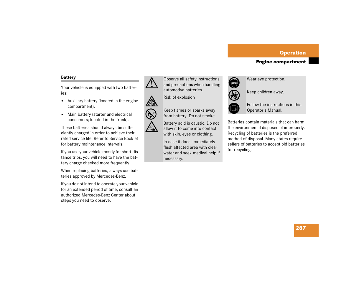 Mercedes-Benz 2004 E 320 User Manual | Page 287 / 442