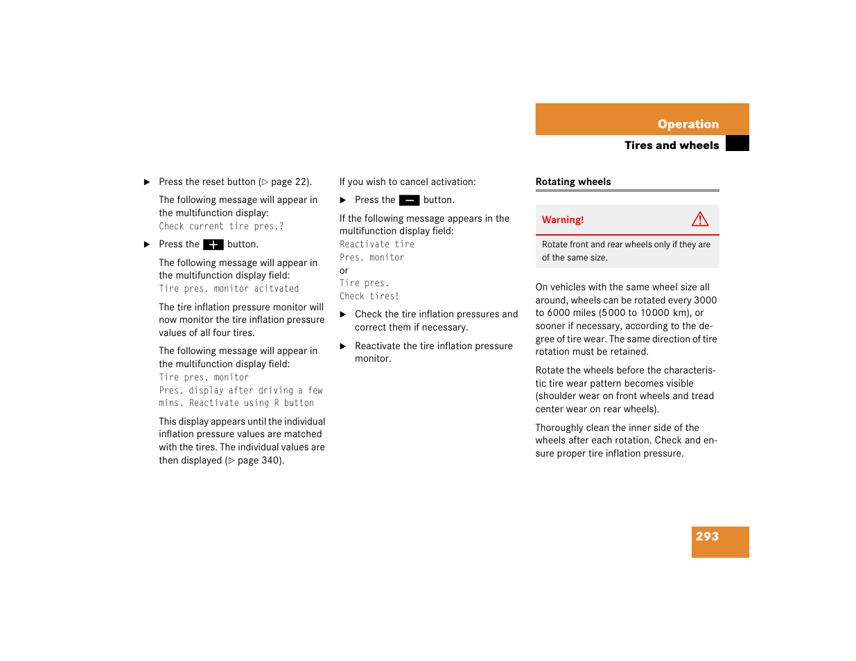 Mercedes-Benz 2004 E 320 User Manual | Page 293 / 442