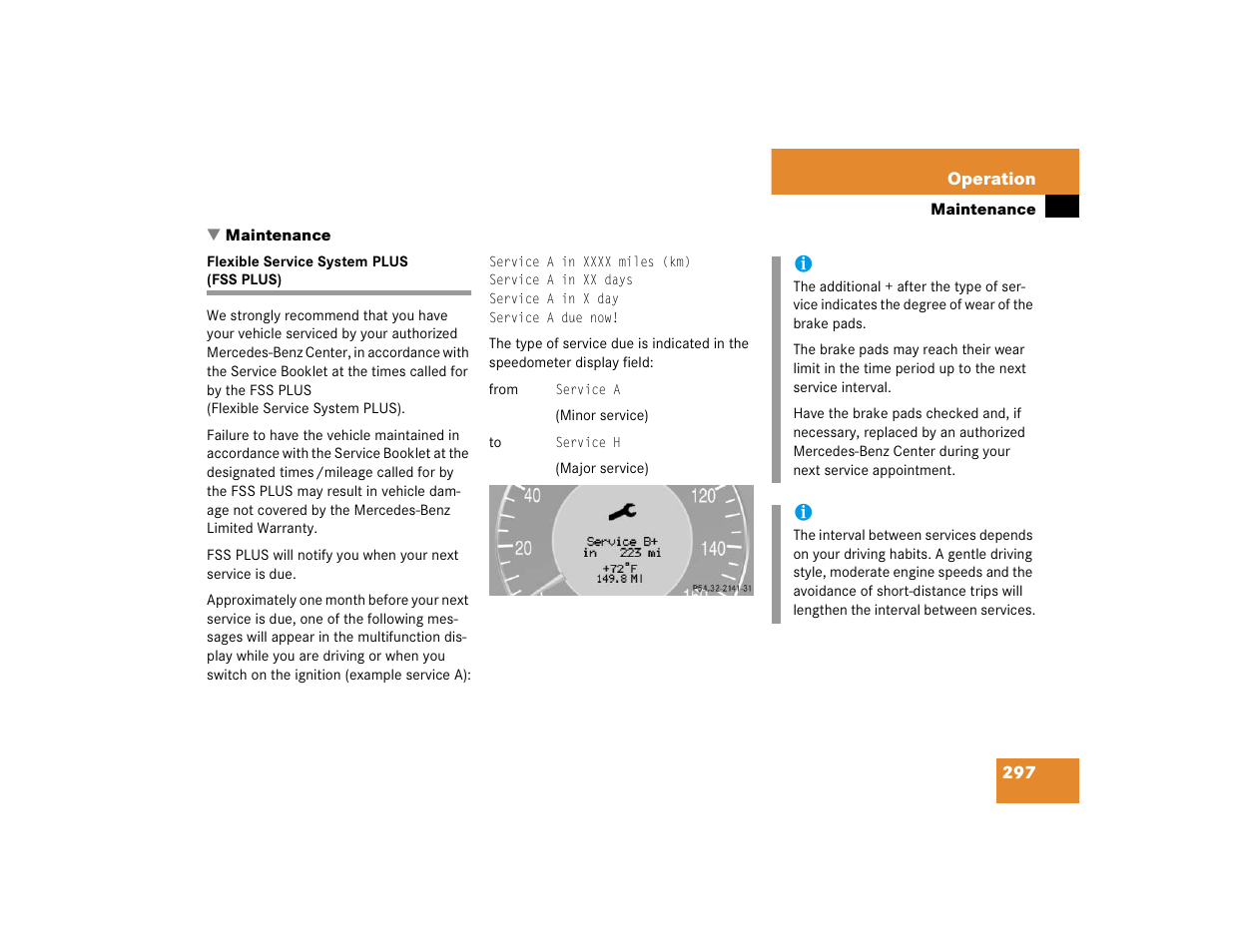 Mercedes-Benz 2004 E 320 User Manual | Page 297 / 442