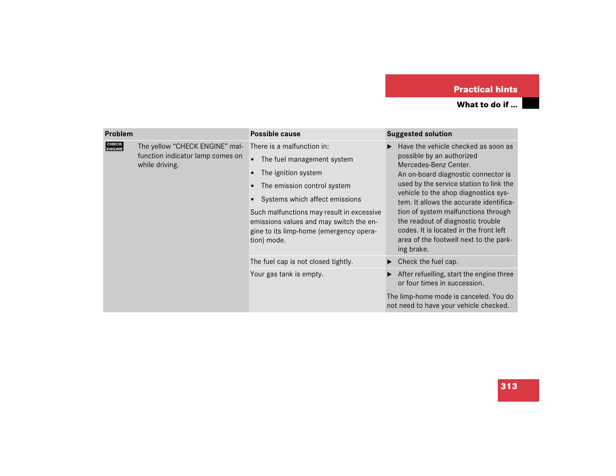 Mercedes-Benz 2004 E 320 User Manual | Page 313 / 442
