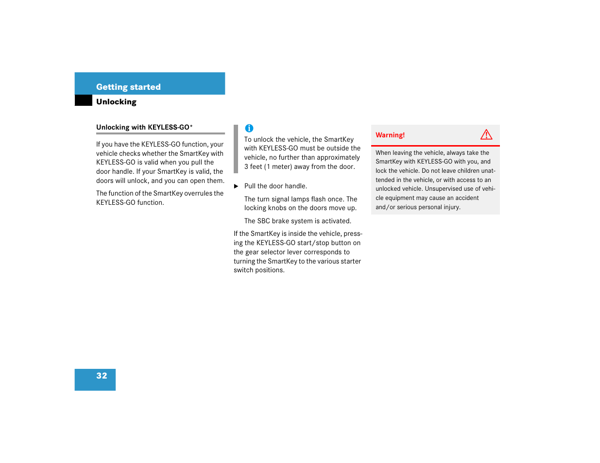 Mercedes-Benz 2004 E 320 User Manual | Page 32 / 442