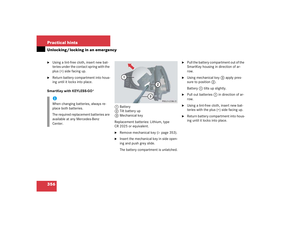 Mercedes-Benz 2004 E 320 User Manual | Page 356 / 442