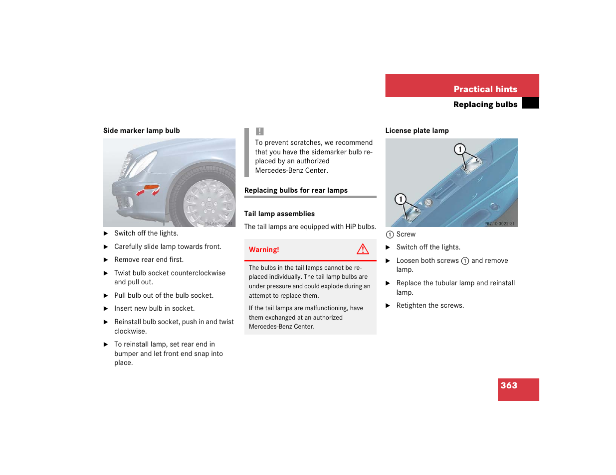 Mercedes-Benz 2004 E 320 User Manual | Page 363 / 442