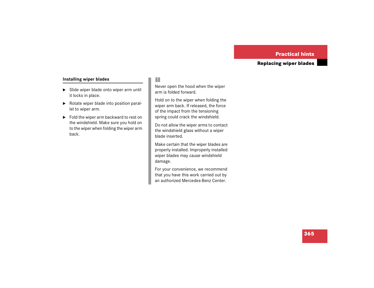 Mercedes-Benz 2004 E 320 User Manual | Page 365 / 442