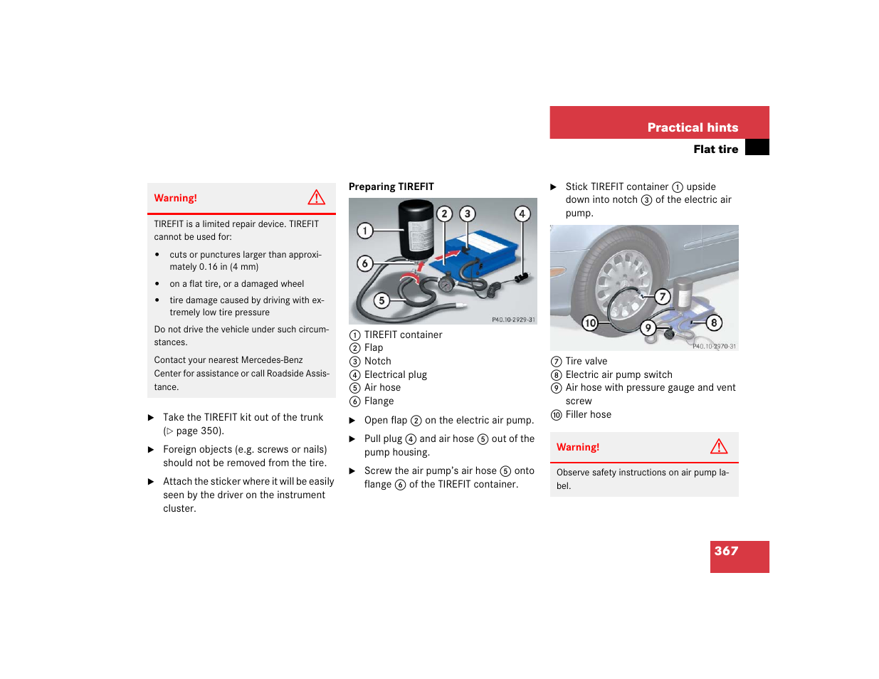 Mercedes-Benz 2004 E 320 User Manual | Page 367 / 442