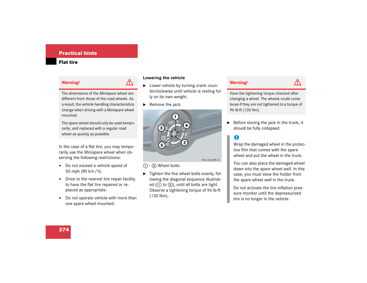 Mercedes-Benz 2004 E 320 User Manual | Page 374 / 442