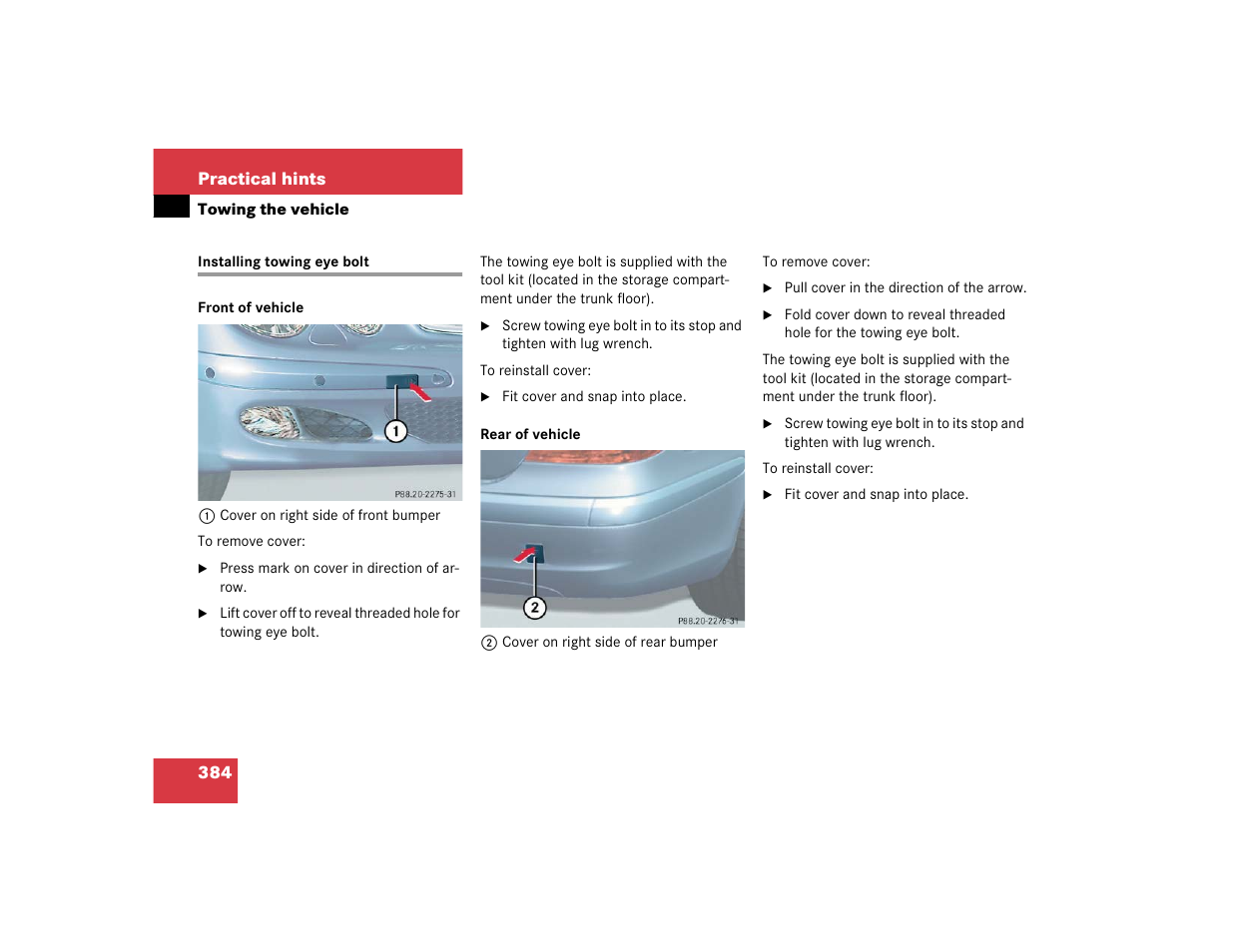 Mercedes-Benz 2004 E 320 User Manual | Page 384 / 442