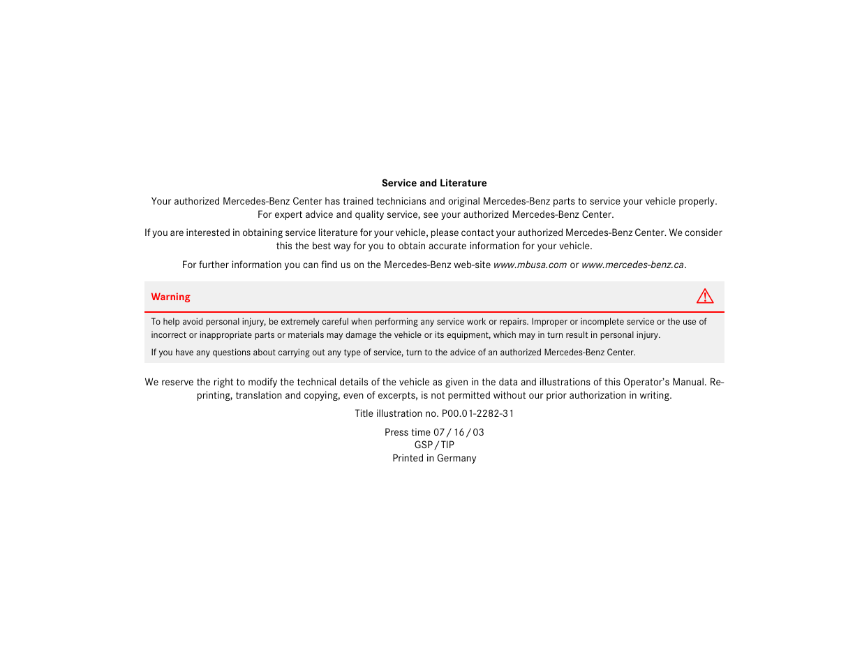 Mercedes-Benz 2004 E 320 User Manual | Page 441 / 442