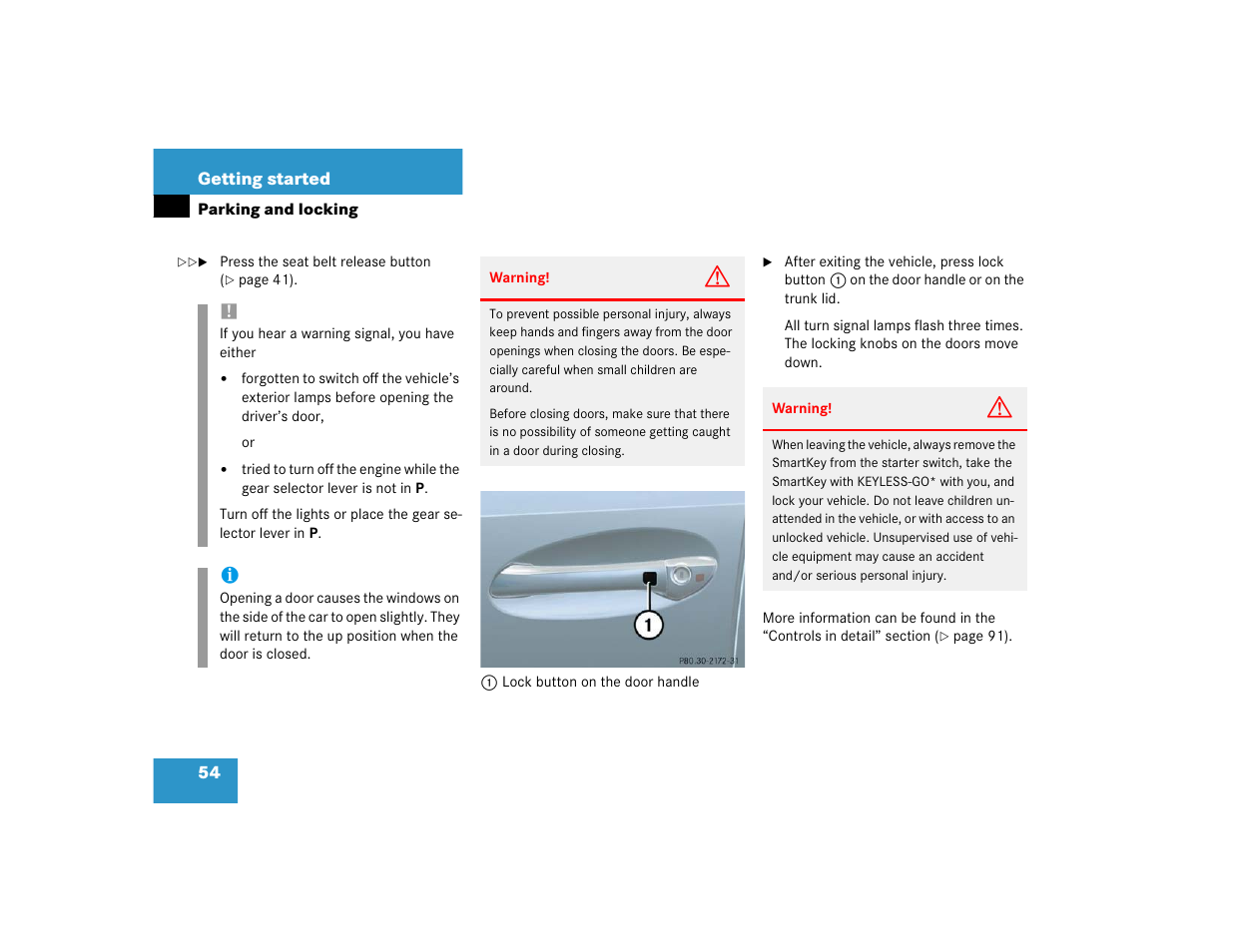 Mercedes-Benz 2004 E 320 User Manual | Page 54 / 442