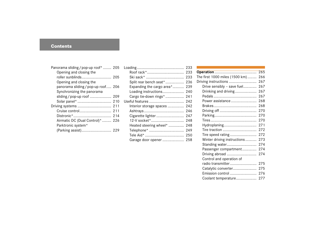 Mercedes-Benz 2004 E 320 User Manual | Page 6 / 442