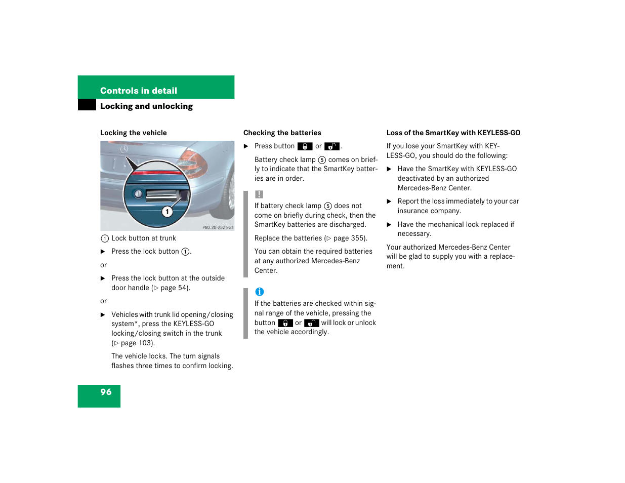 Mercedes-Benz 2004 E 320 User Manual | Page 96 / 442