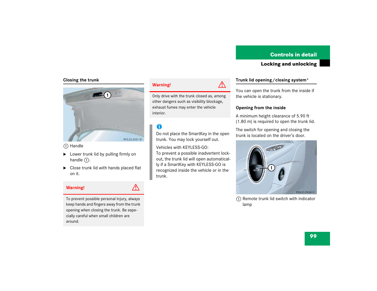 Mercedes-Benz 2004 E 320 User Manual | Page 99 / 442