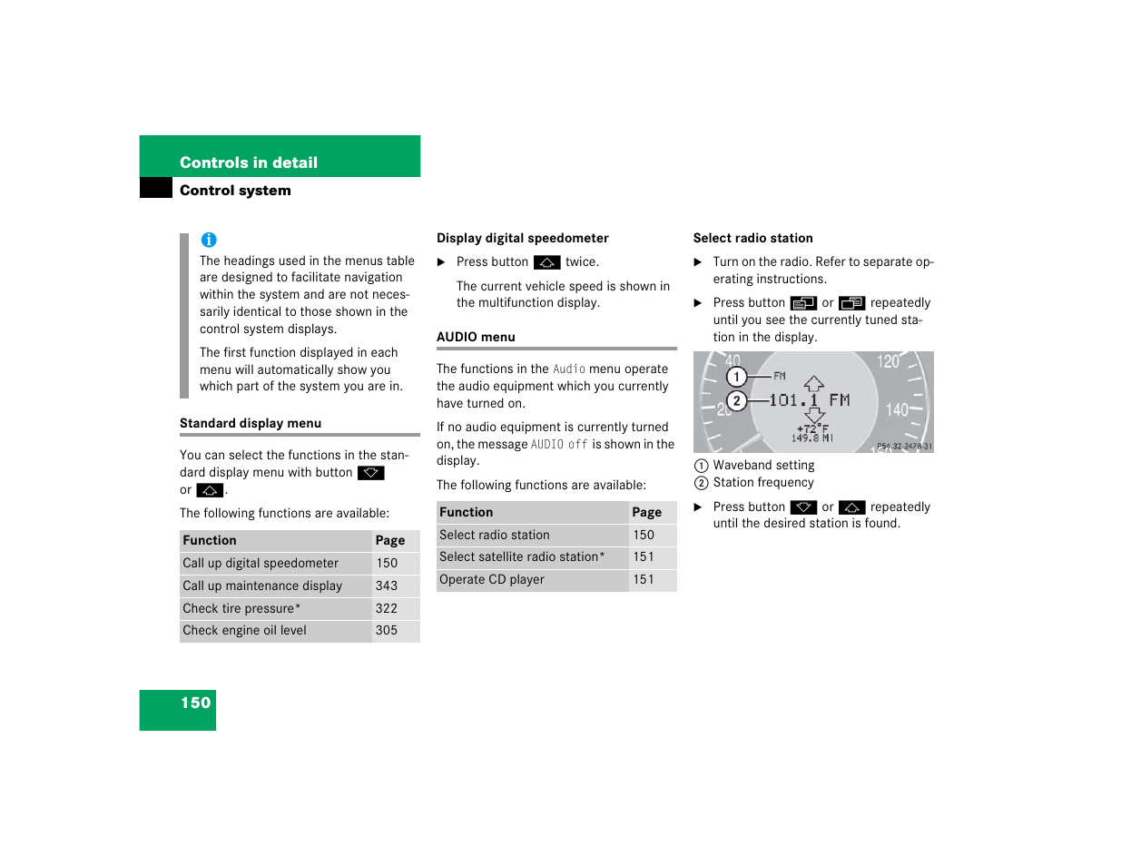 Mercedes-Benz 2005 E 320 CDI User Manual | Page 152 / 506