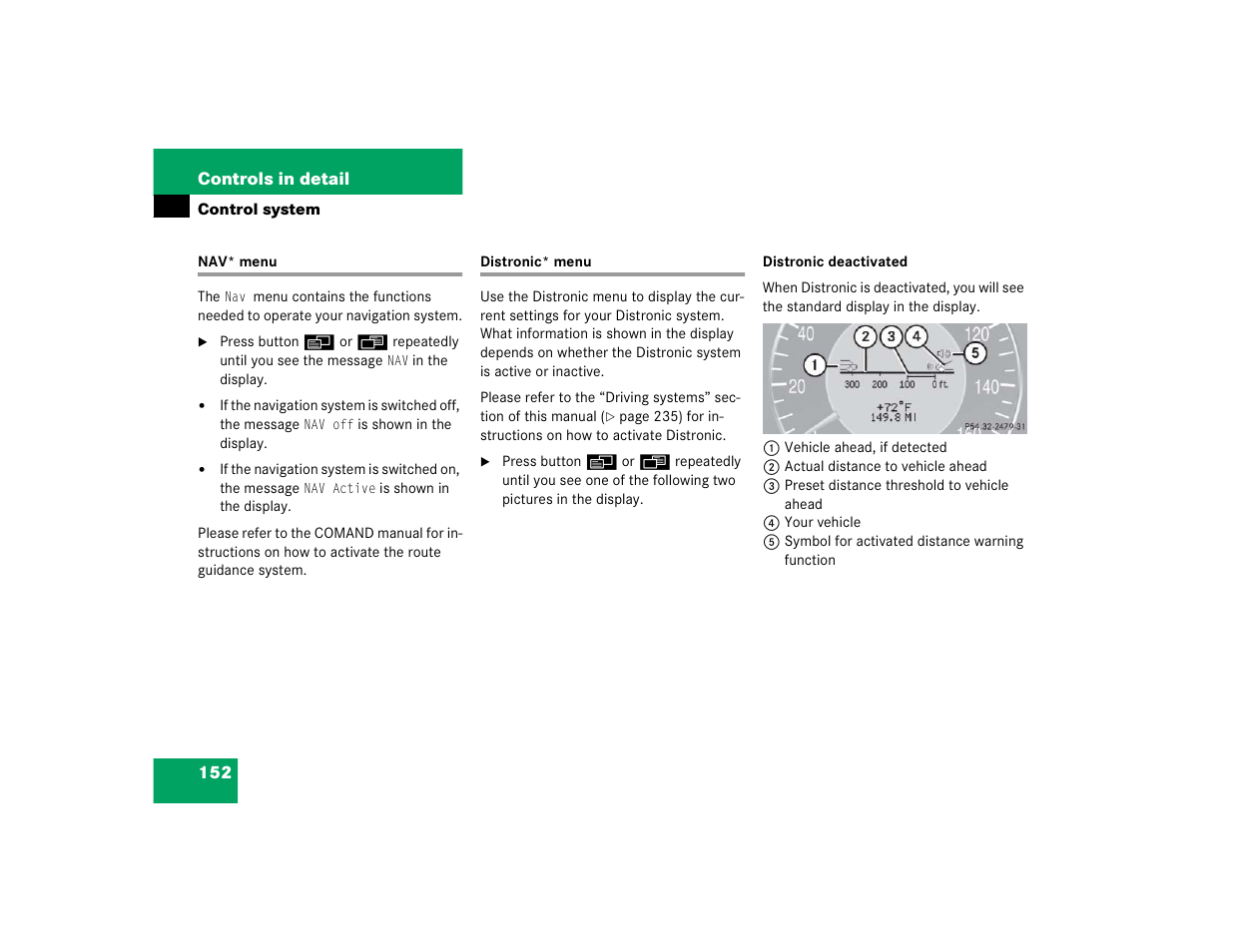 Mercedes-Benz 2005 E 320 CDI User Manual | Page 154 / 506