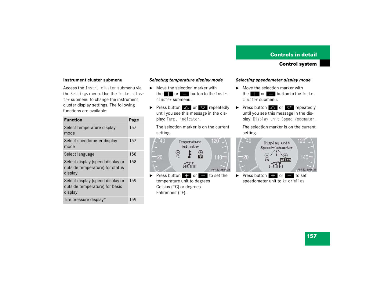 Mercedes-Benz 2005 E 320 CDI User Manual | Page 159 / 506
