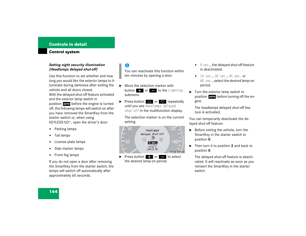 Mercedes-Benz 2005 E 320 CDI User Manual | Page 166 / 506