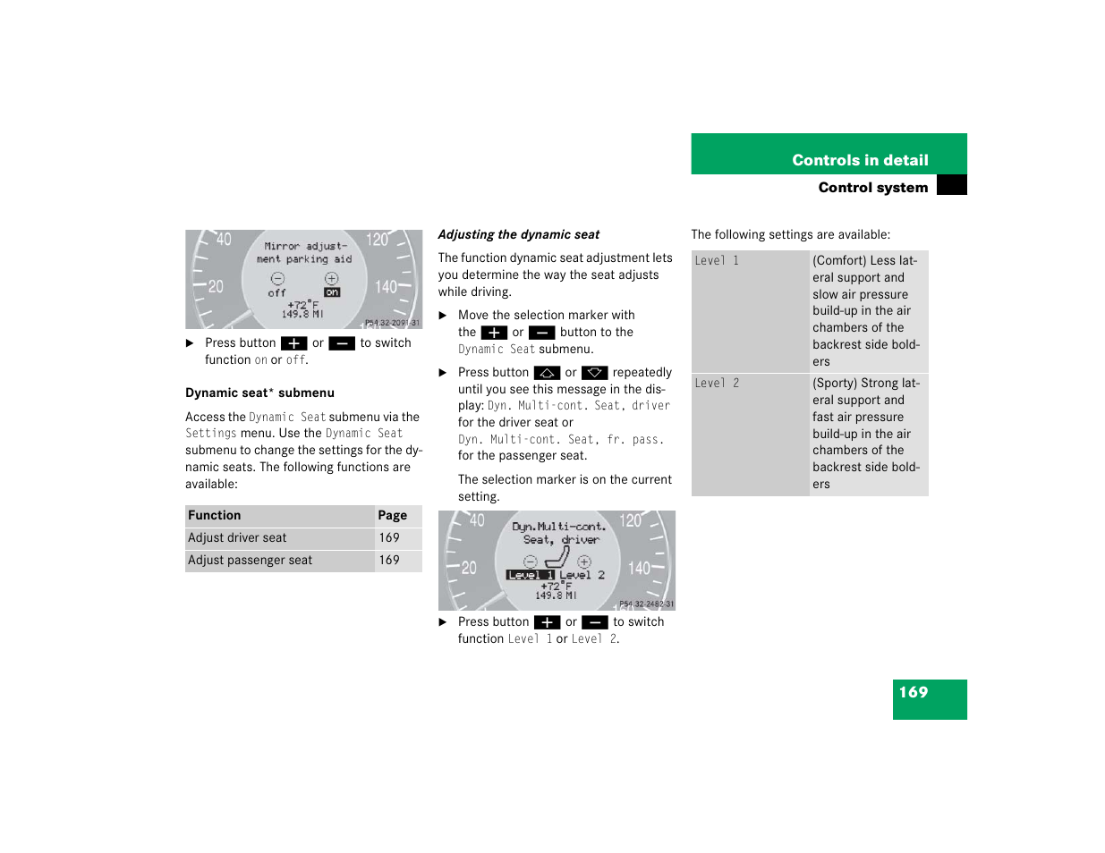 Mercedes-Benz 2005 E 320 CDI User Manual | Page 171 / 506