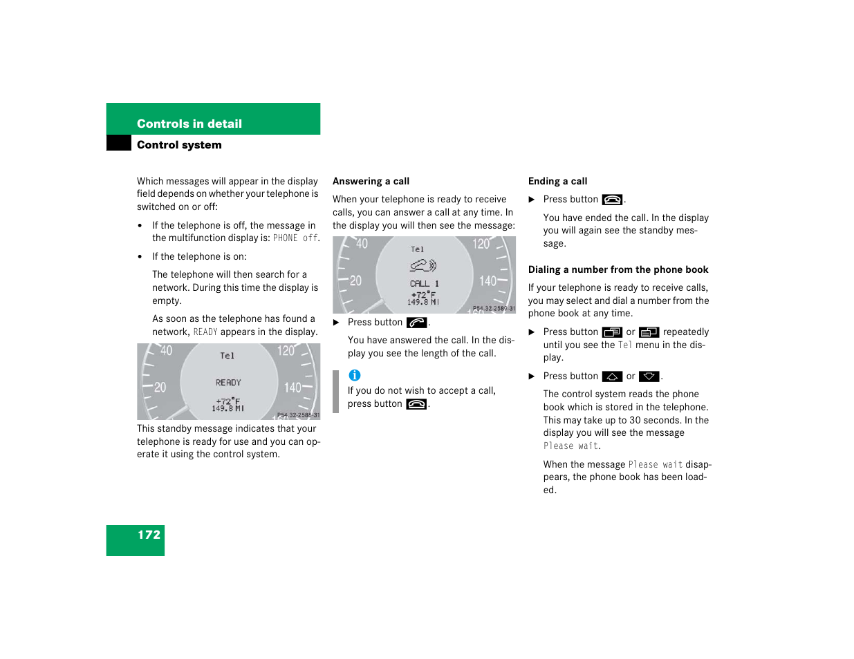 Mercedes-Benz 2005 E 320 CDI User Manual | Page 174 / 506