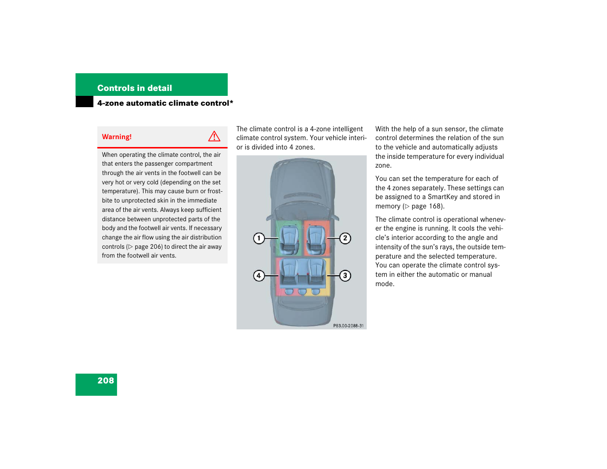 Mercedes-Benz 2005 E 320 CDI User Manual | Page 210 / 506